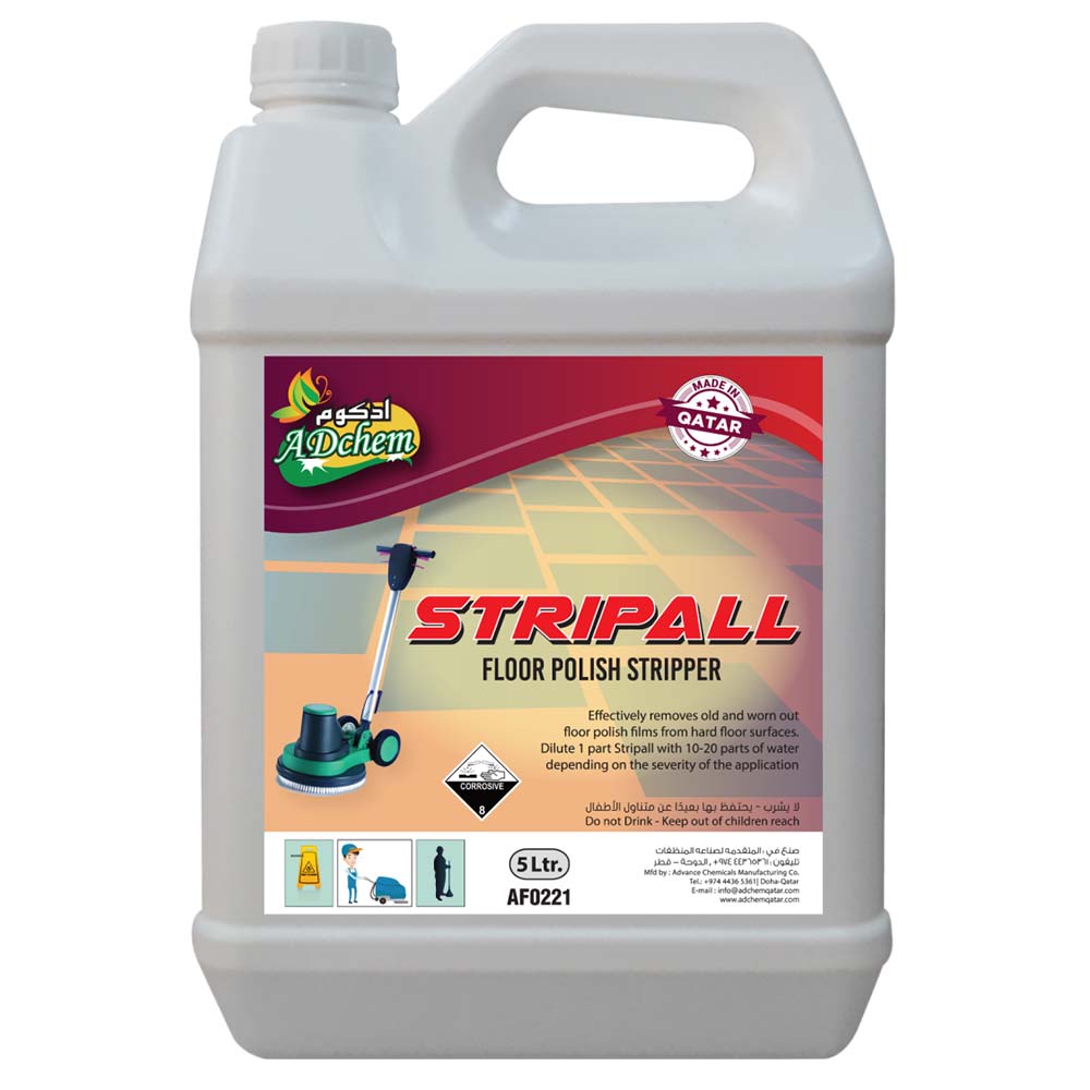 Adchem Stripall - Floor Polish Stripper - 1 Piece