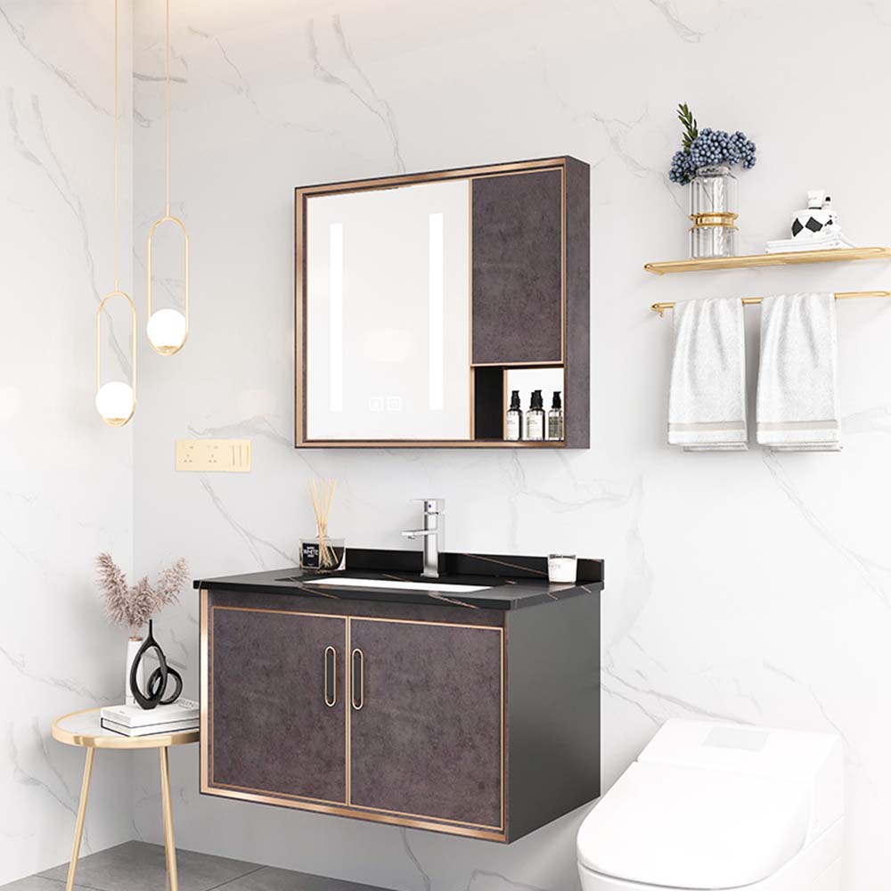 Aluminum Vanity Bathroom Cabinet with Mirror