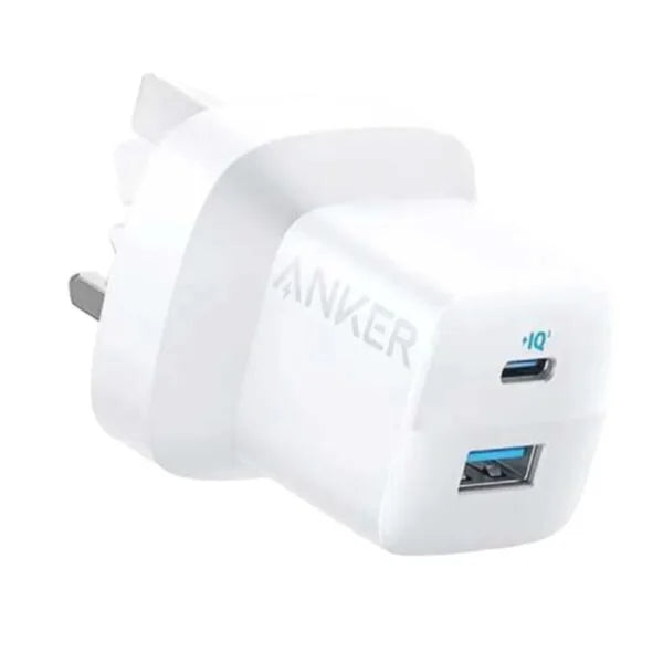 Anker 323 Charger 33W (20W USB-C + 12W USB -A) (A2331K21)-White