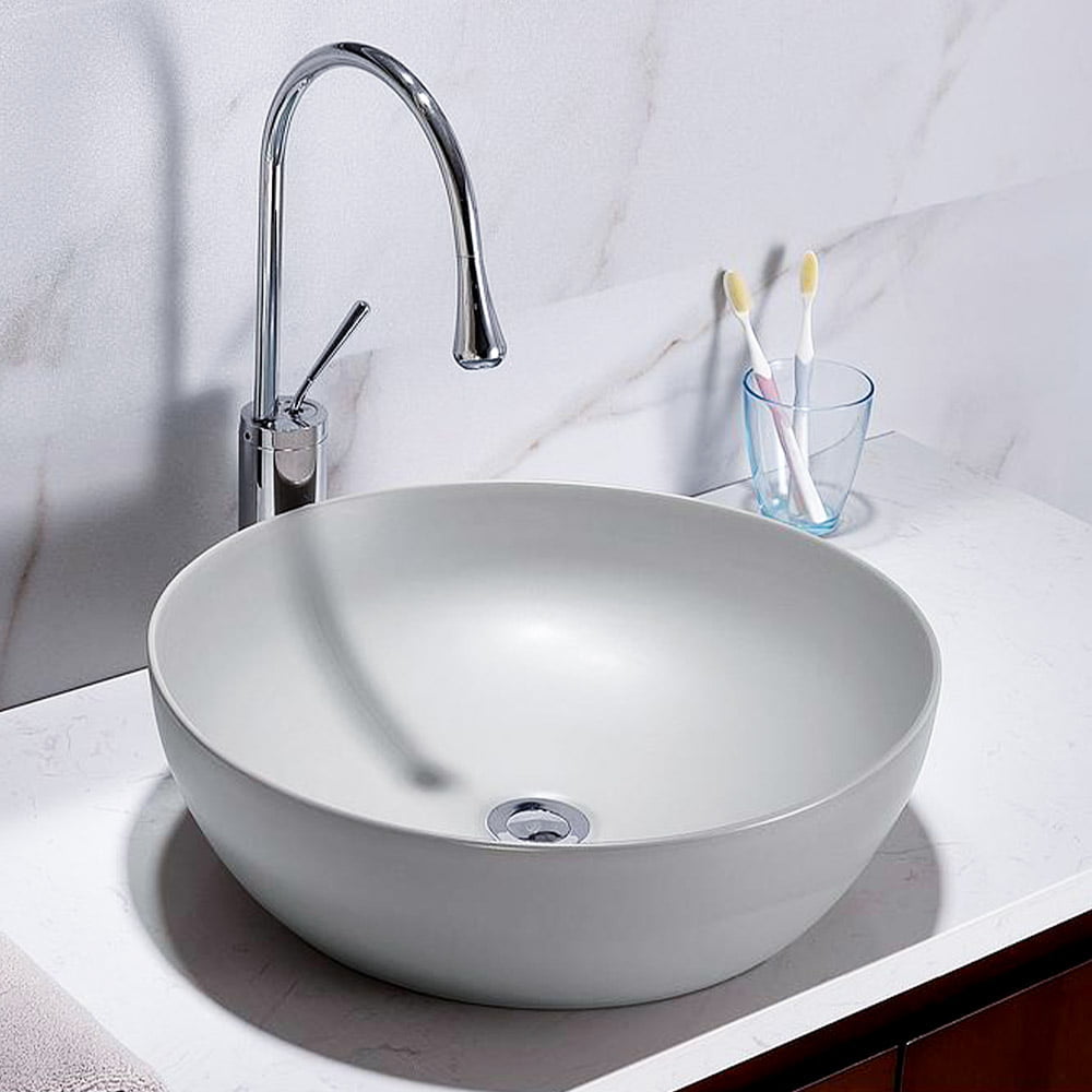 Art Bowl Wash Basin Matt Grey