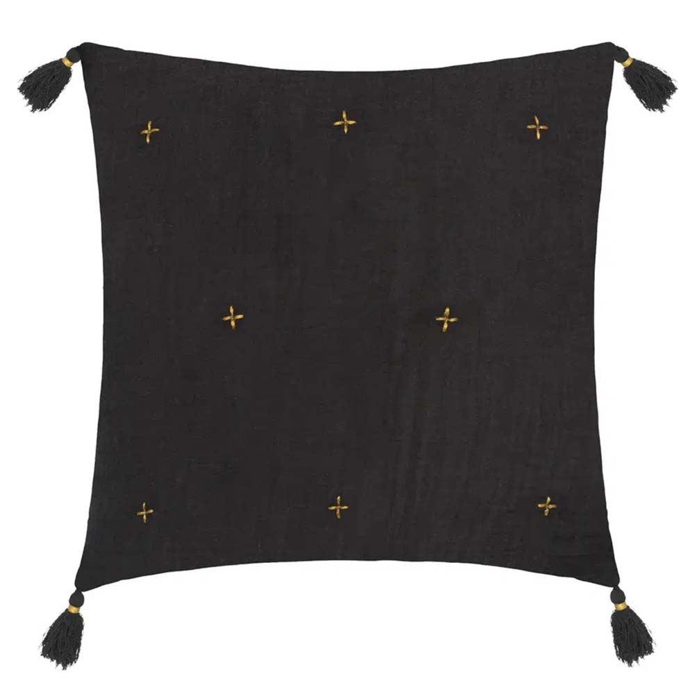 Atmosphera Cotton & Polyester Tassel Cushion