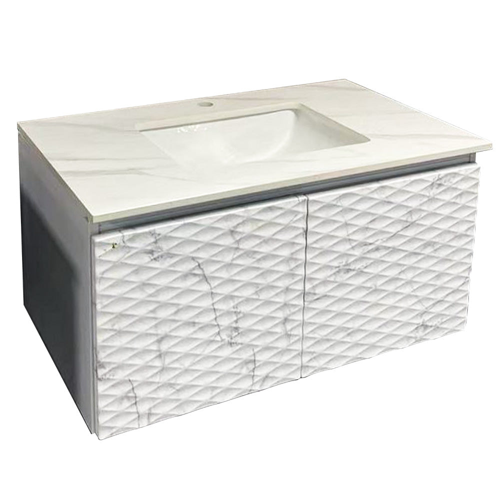 Aviation Vanity Cabinet 600mm With Led Mirror