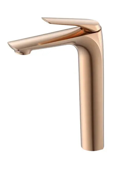 Basin Mixer PVD Brushed Rose Gold (Tall)