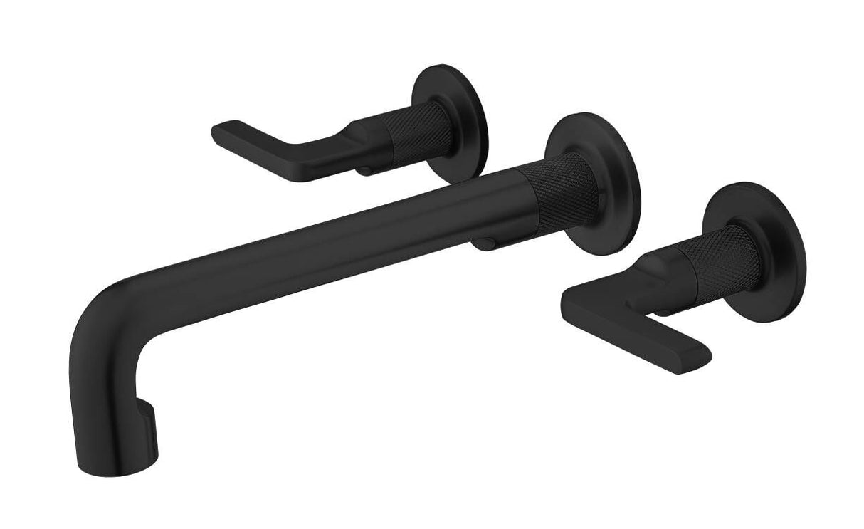 Modern Deck Mixer Tap – Matte Black