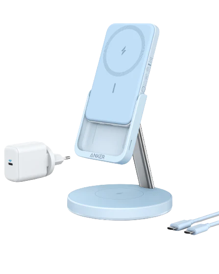 Anker Snap . 633 Magnetic Wirless Charger (Maggo)(B25A7221) - White