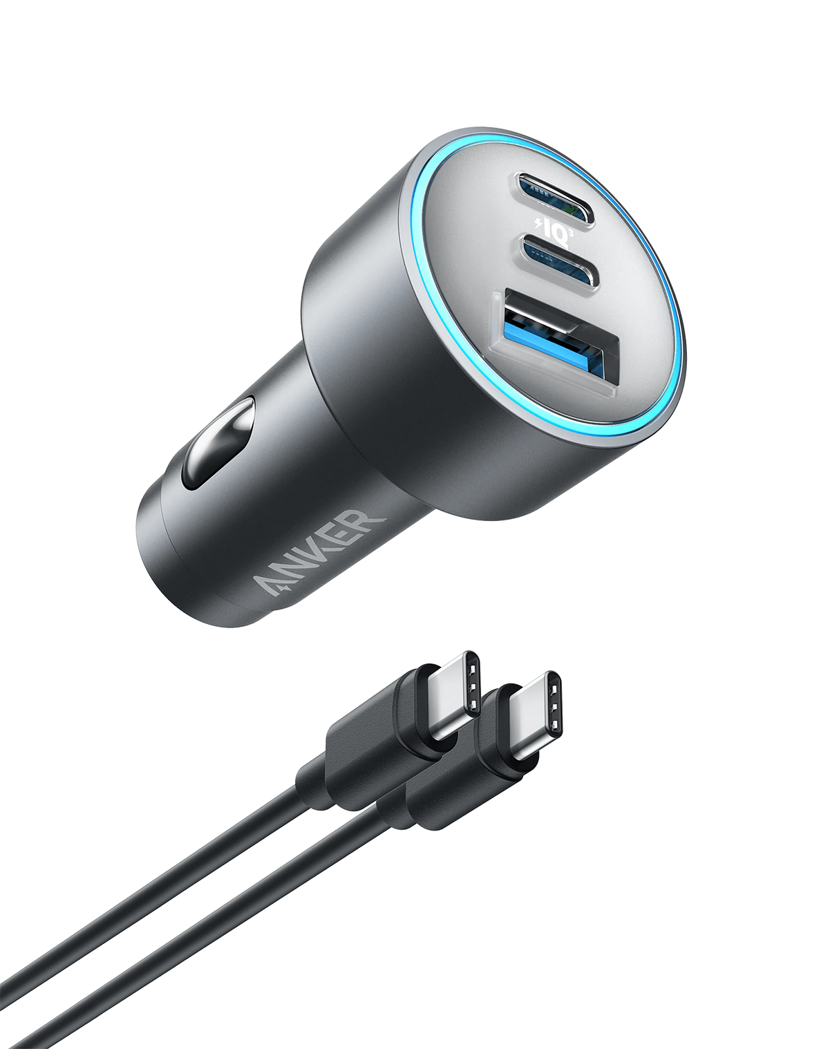 Anker 535 Power Drive Car Charger (67W) (A2731HA1)-Gray