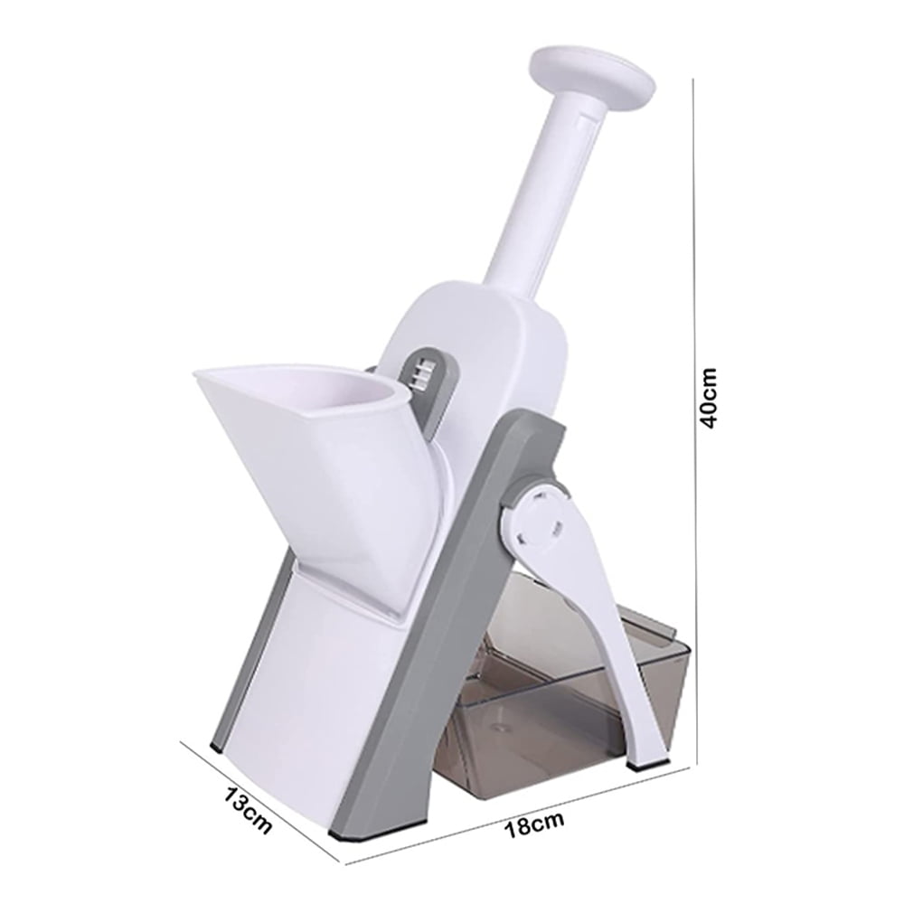 Safe Spring Slicer For Kitchen - Grey