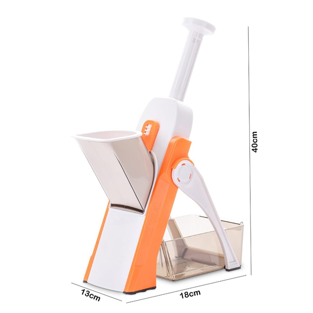 Safe Spring Slicer For Kitchen - Orange