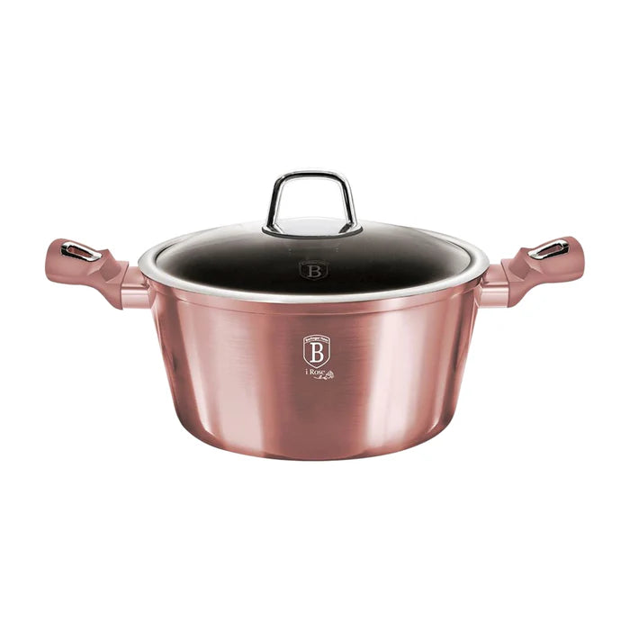 Berlingerhaus Casserole With Lid 28Cm I-Rose Bh-6036