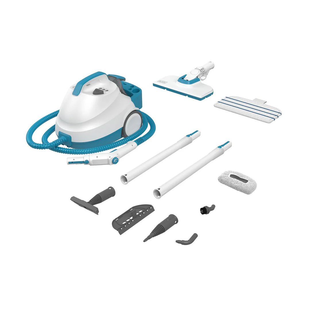 Black+Decker 2000W Steam Cleaner With 8 Accessories