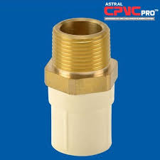 25 mm × ½″ CPVC Male Socket / Male Threaded Adapter