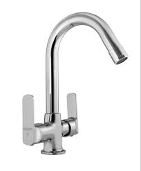 BASIN MIXER SILVER SANMACHER D/KNOBE BRIDGRE TYPE 1/2