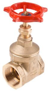 BRASS GATE VALVE -1065-PEGLER 1 1/2