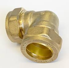 BRASS COMPRESSION ELBOW 22MM