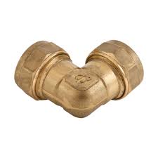 BRASS COMPRESSION ELBOW 15MM