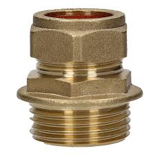 BRASS COMPRESSION MALE ADAPTOR 22 MM