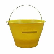 PVC Yellow Bucket