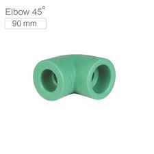 PPR GREEN ELBOW 45DEG 90MM