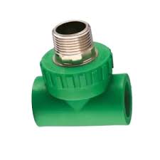 PPR GREEN MALE THD.TEE 20x25x20