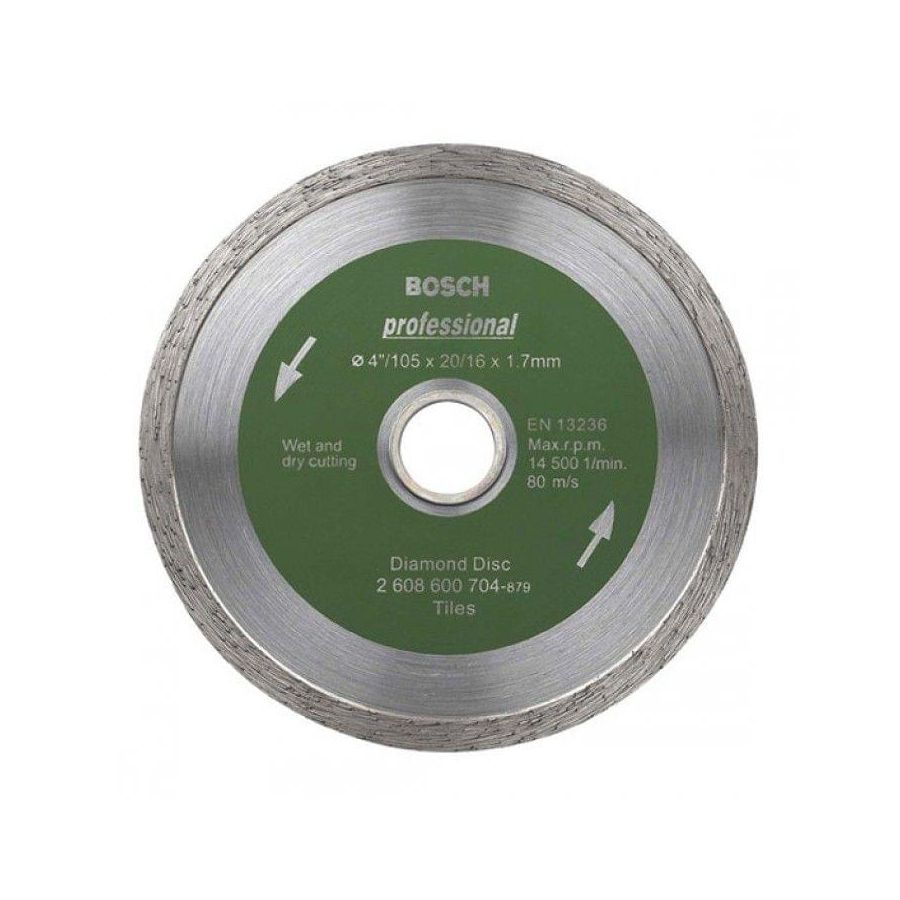BOSCH | Professional Continuous Diamond Disc For Tile 105 X 20/16 mm | BO2608600704 Qatar