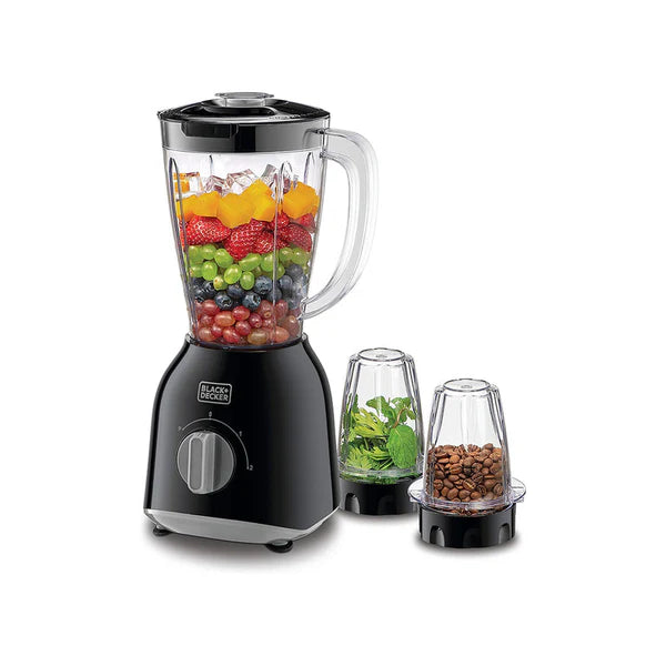 Black+Decker 400W 1.5L Blender With 2 Mills