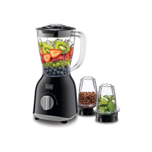 Black+Decker 400W 1.0L Blender With 2 Mills