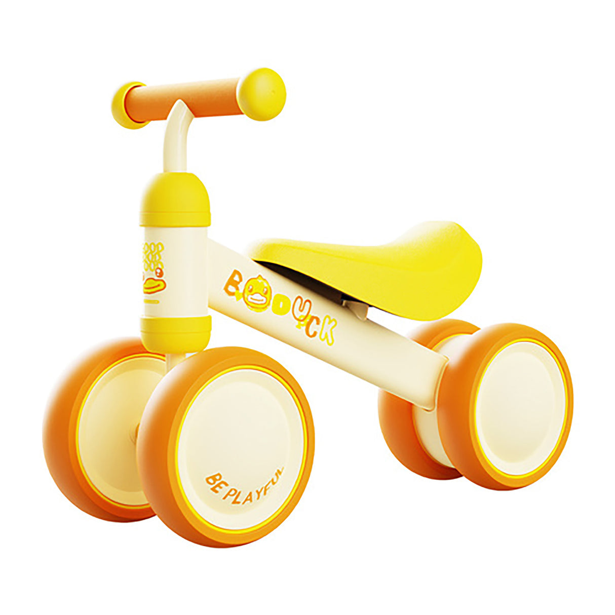 B.Duck 6" Balance Bike 1003 Yellow for Toddlers