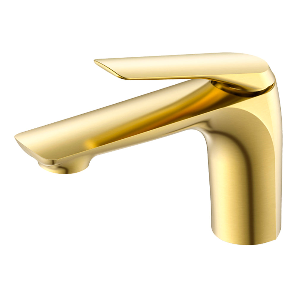 Basin Mixer Bathroom Faucet Brushed Gold