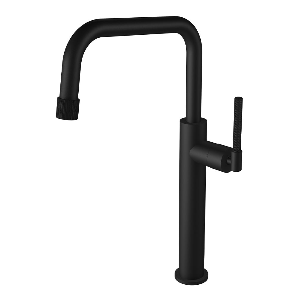 Vessel Basin Mixer Faucet With Handle - Matt Black