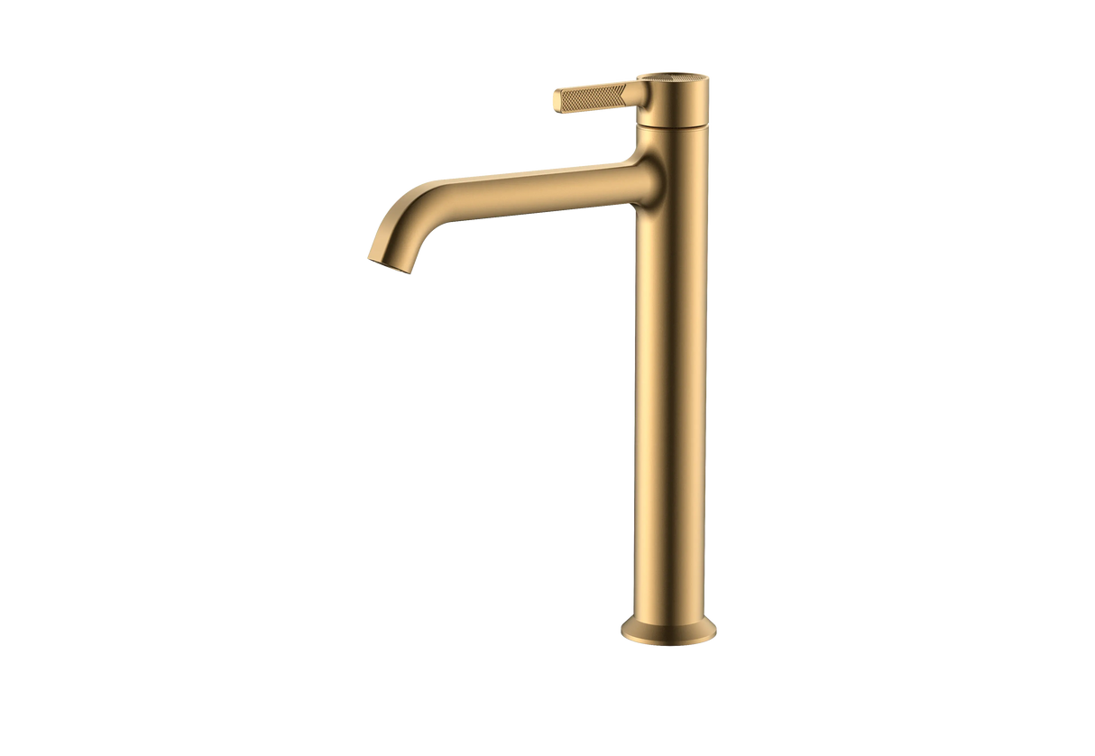Basin Mixer (Brass, Champagne Gold)