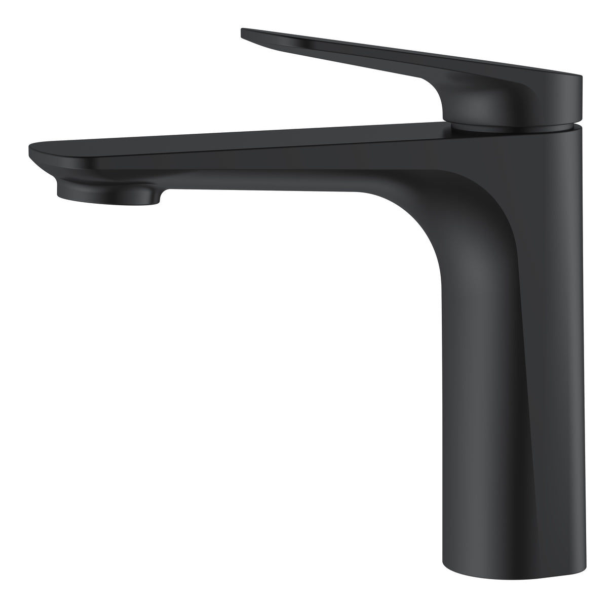 NH10110MB Matt Black Basin Mixer