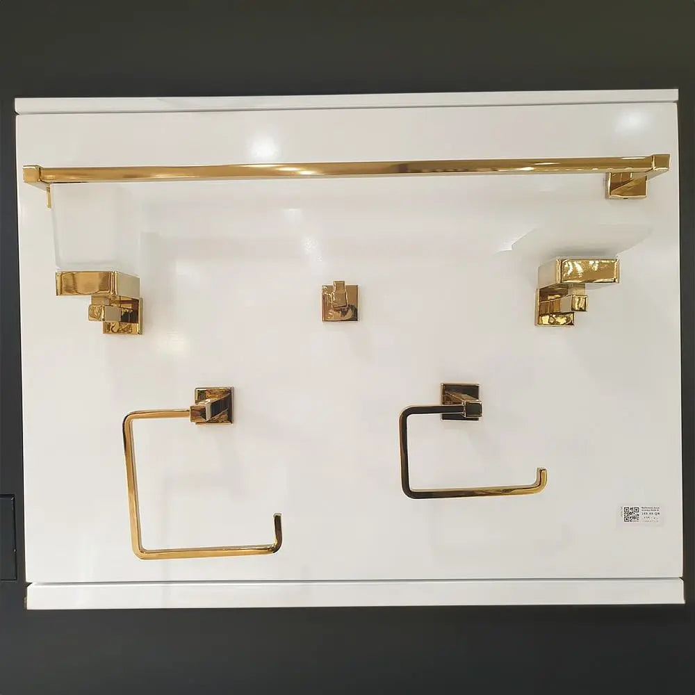 Bathroom Accessories Zinc Gold BuyonBudget