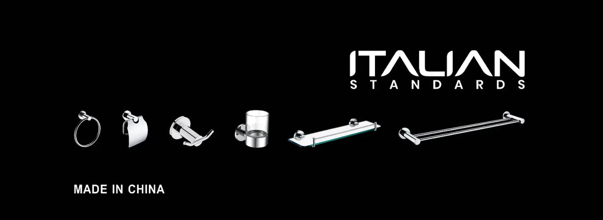 5-Piece Chrome Bathroom Accessories Set G083085”