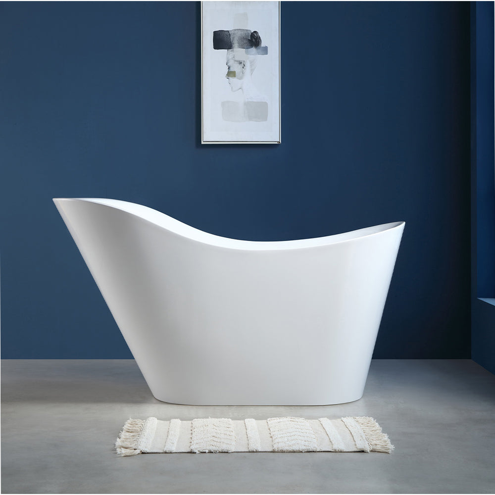 Freestanding Bathtub With Overflow