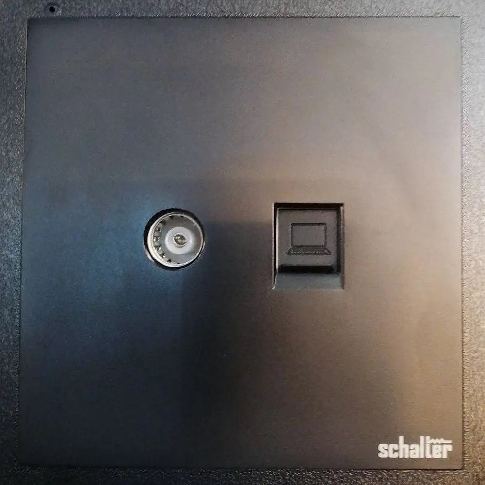 Tv Data Socket Black BoB Lights