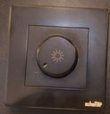 Black B017 1Gang 1000W Dimmer