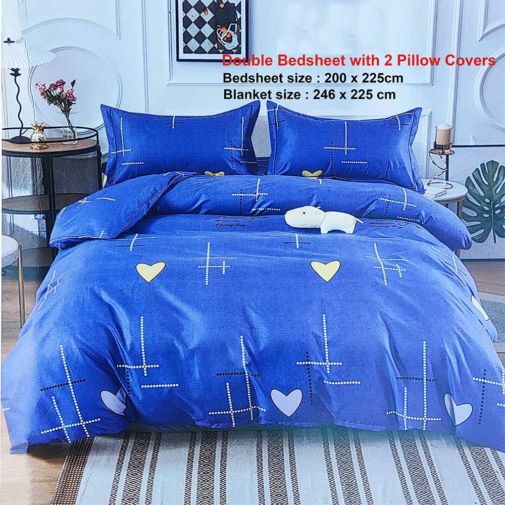 Bedsheet With Blanket