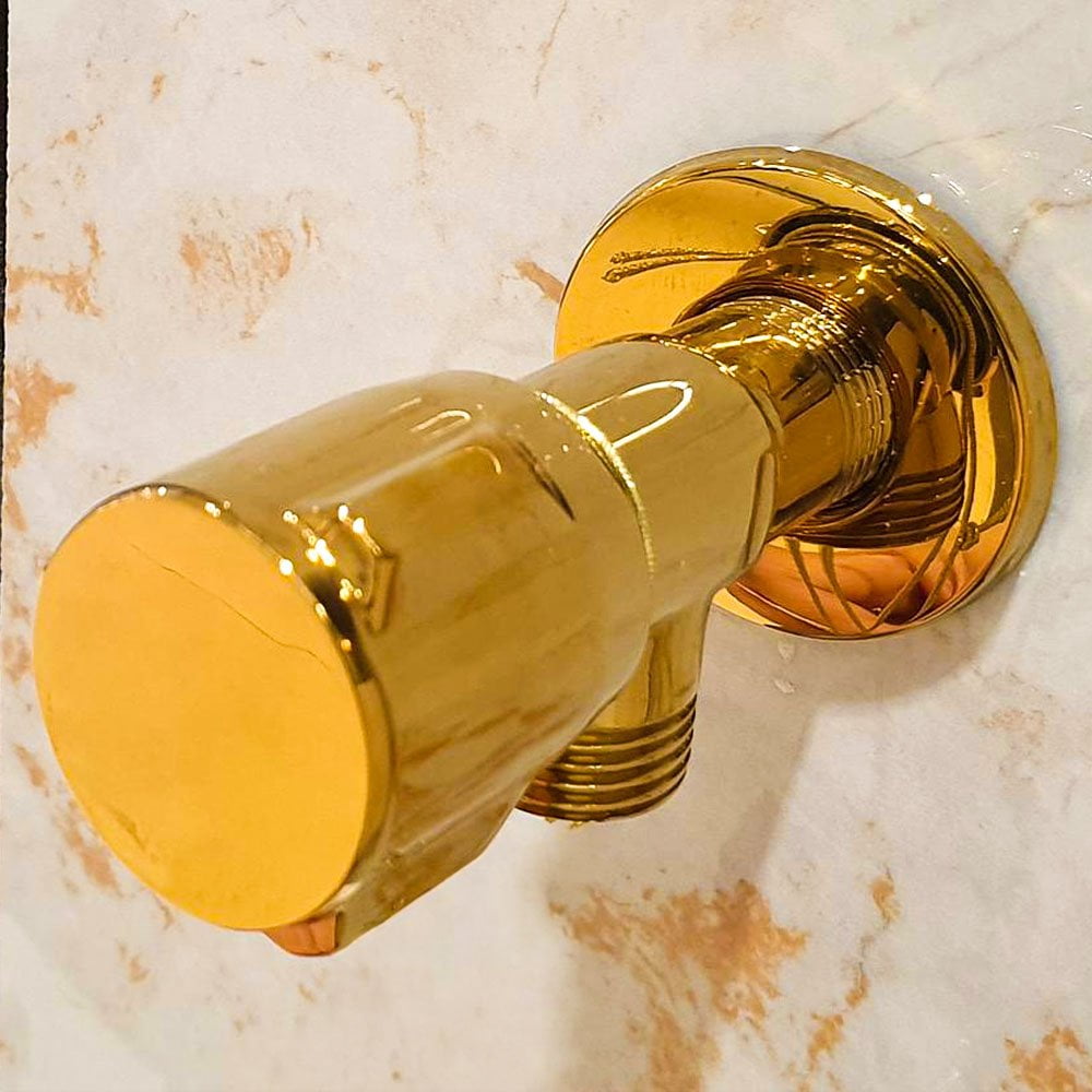 Brass Angle Valve Gold Color -co