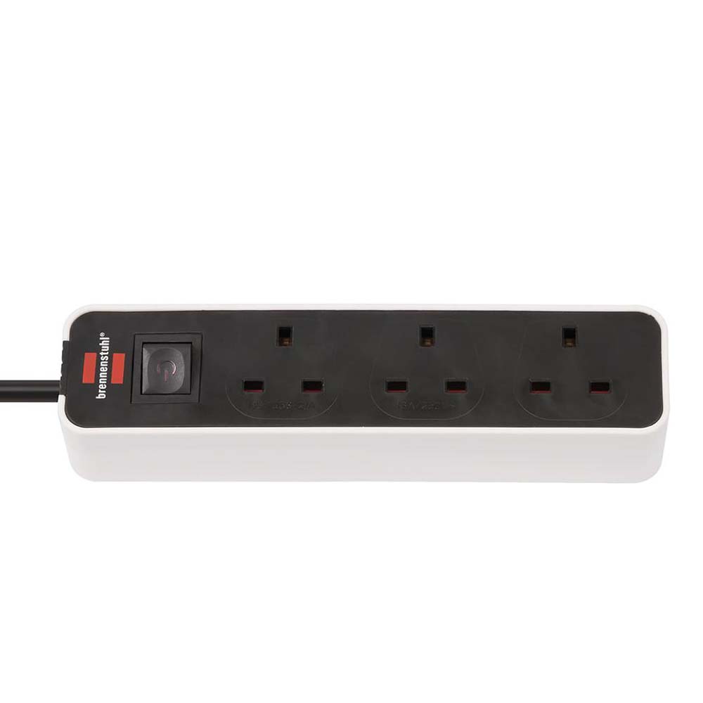 Brennenstuhl Ecolor 3 Way Extension Socket