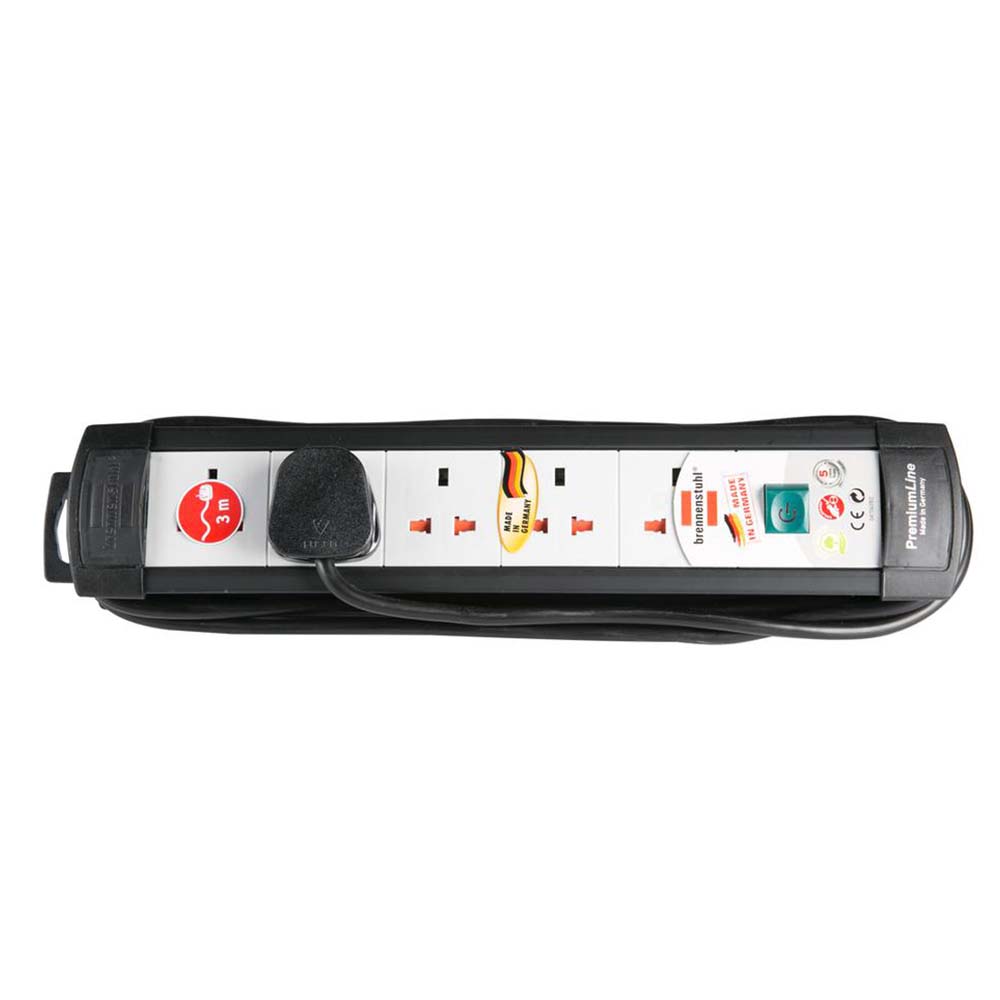 Brennenstuhl Premium Line 3-socket Extension Cord