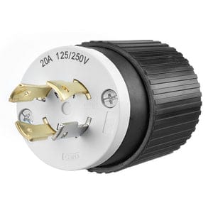 Bryant 20A Twist Lock Triple Gripper Nylon Plug Qatar