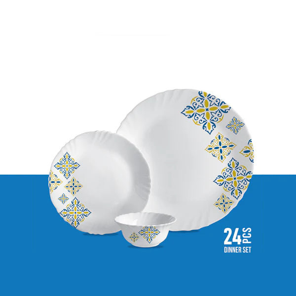 Cello Imperial Dinner Set 24Pcs Bohemia