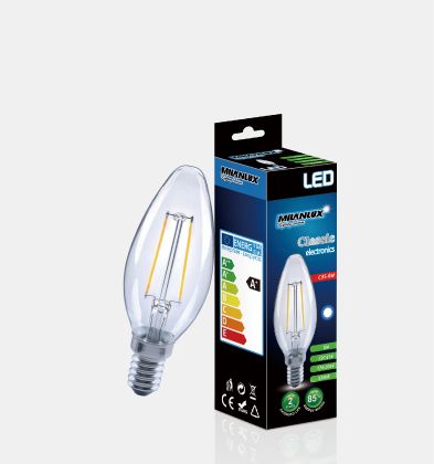 CANDLELAMP WH(6500K)C35 E14 4W