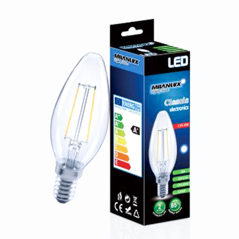 Candle Lamp E14 4w C35 Ww 2700k