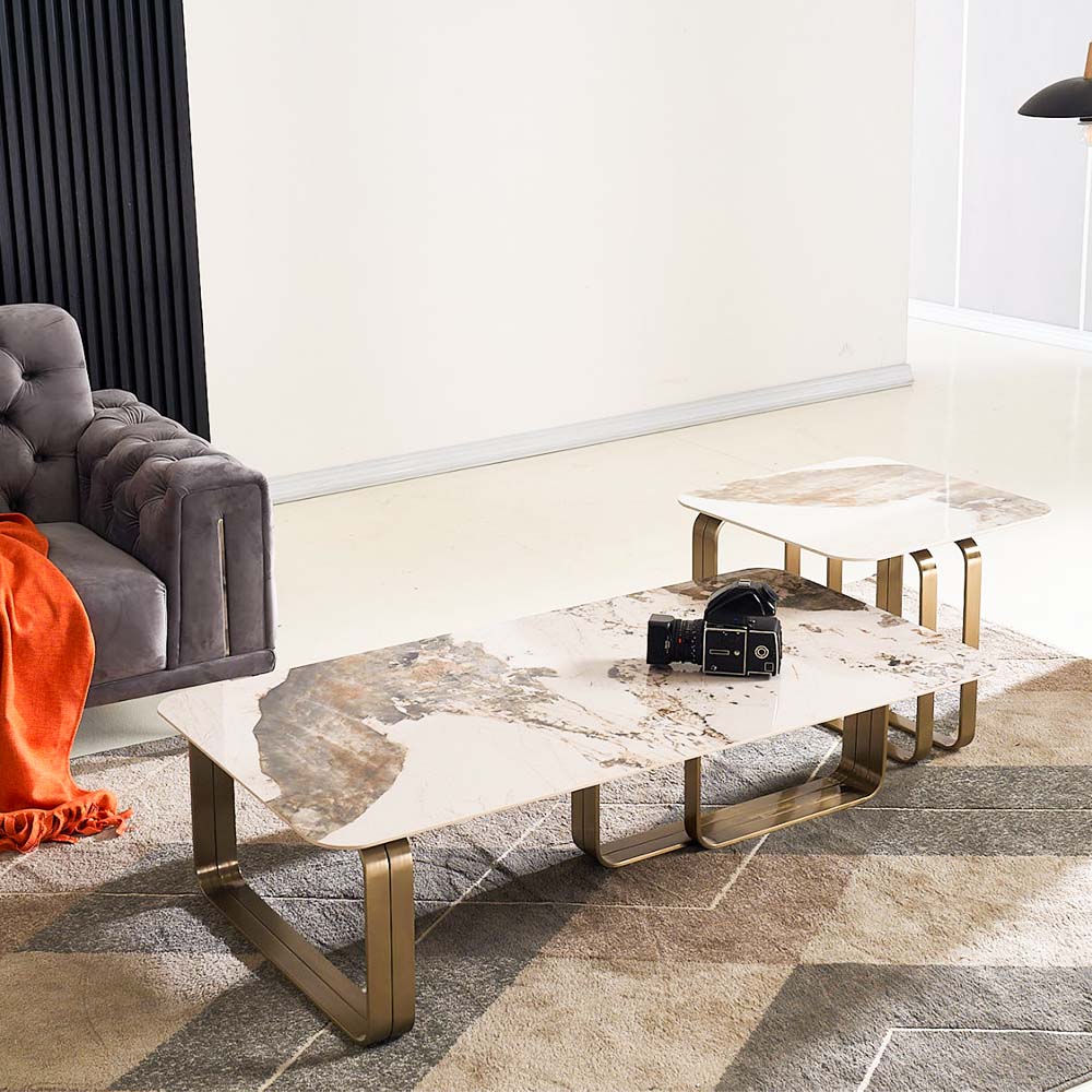 طاولة قهوة من الرخام