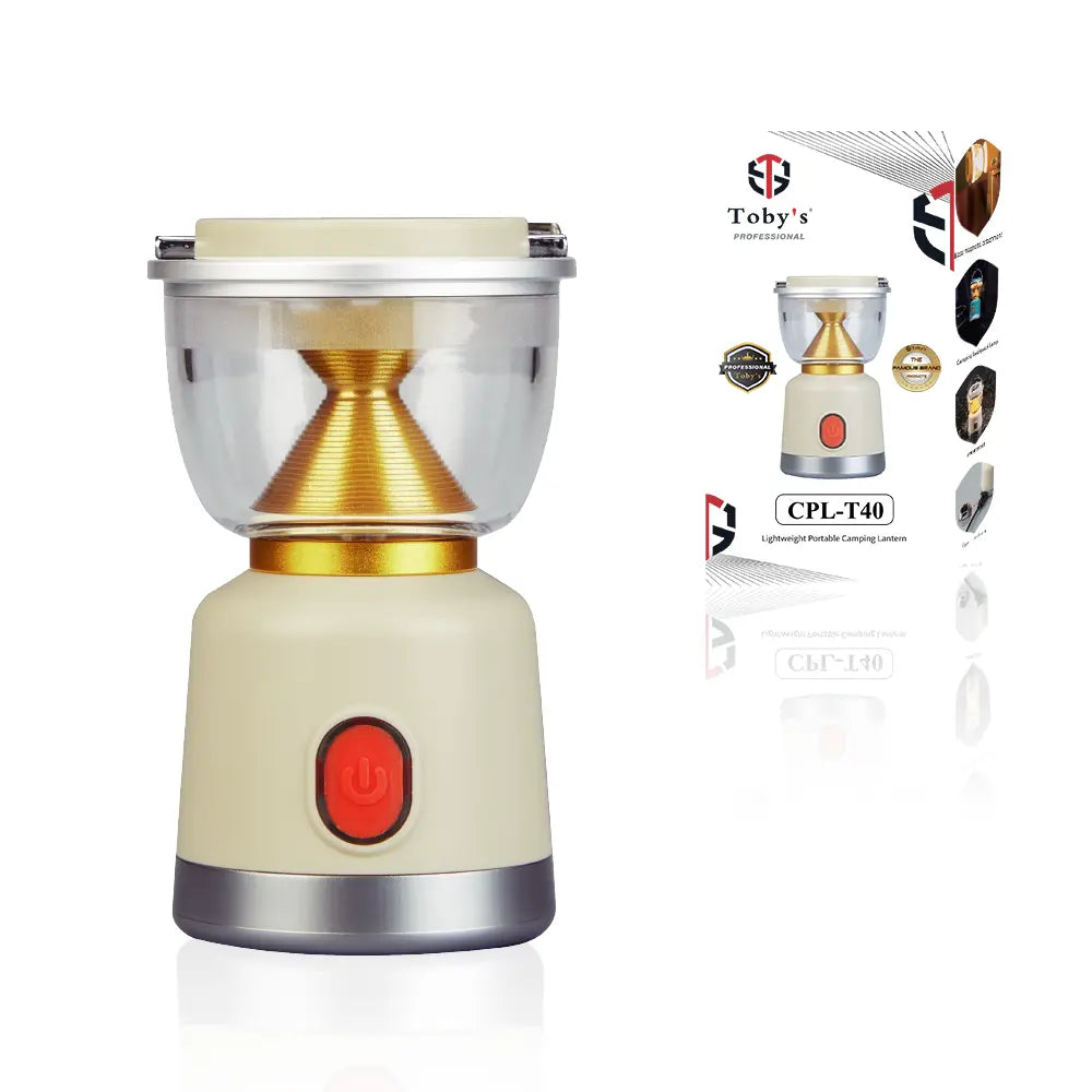 Toby’s CPL-T40 Portable Camping Lantern 2400mAh Rechargeable LED Light with 5 Modes