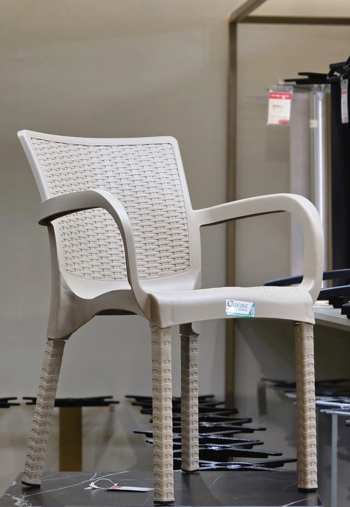 Outdoor Table and Chair Set Cappuccino (Brown)