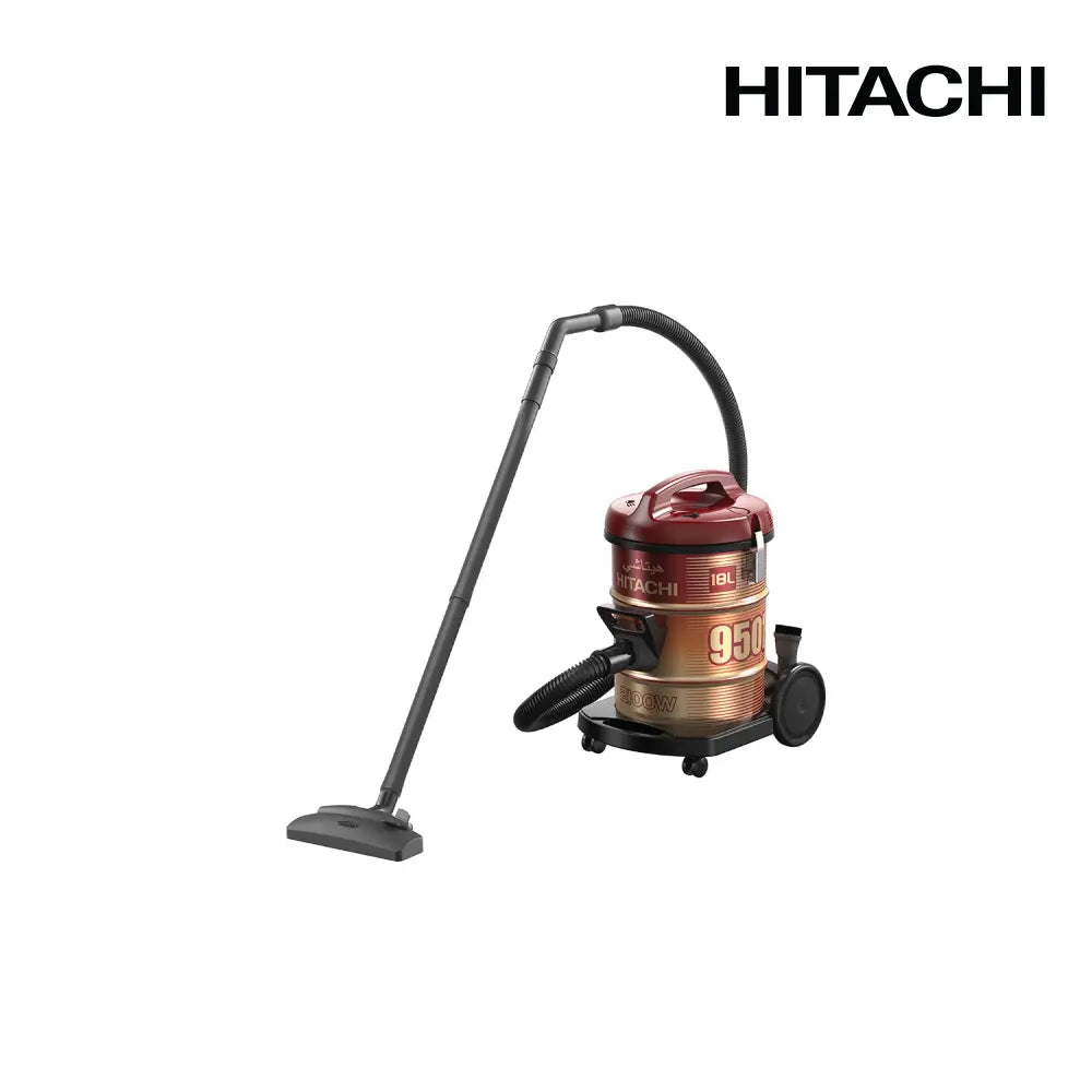 مكنسة هيتاشي الكهربائية – أسطوانة سعة 18 لترًا – لون عنابي