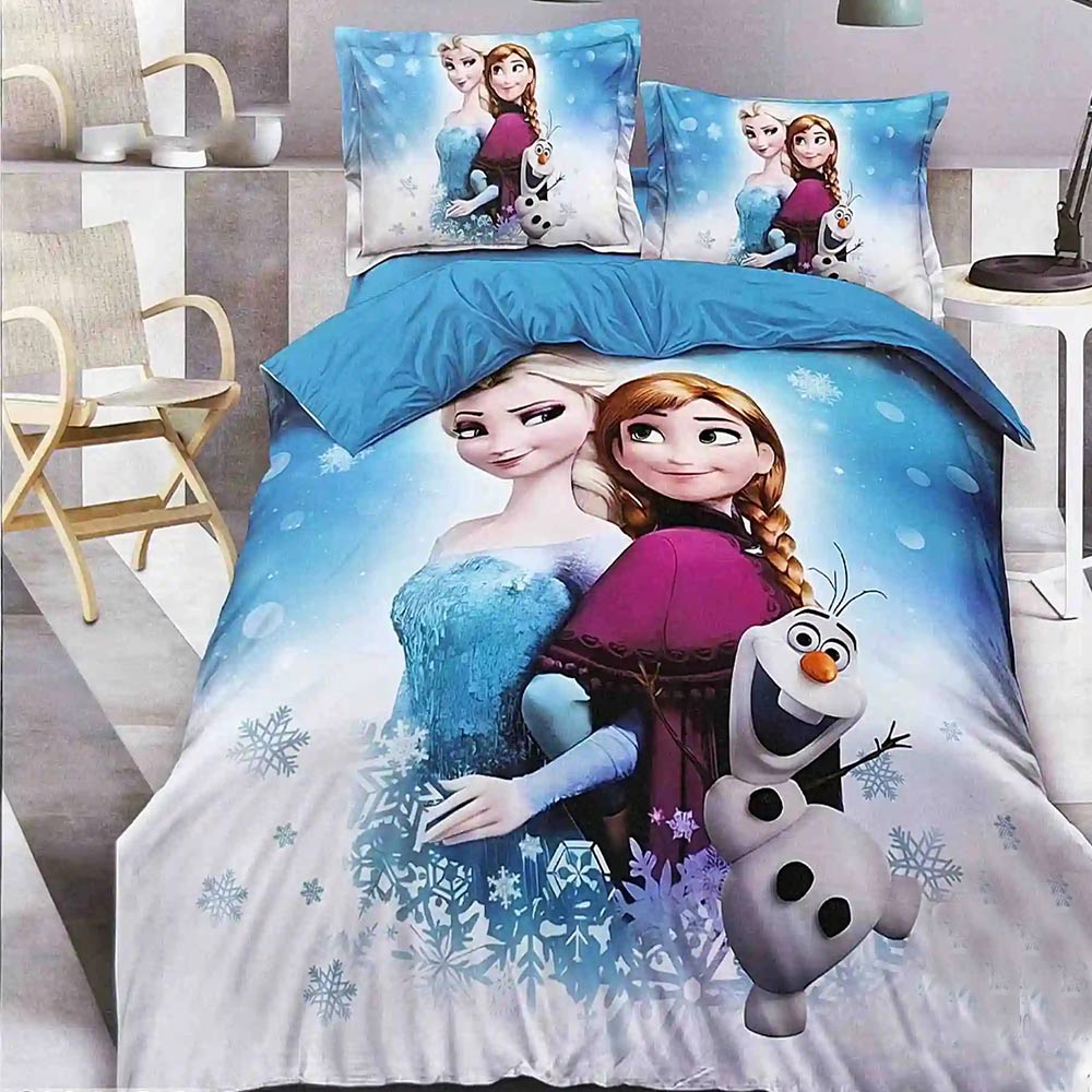 Cartoon Bedsheet For Kids Bedroom