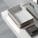 Charme White & Platinum Wash Basin